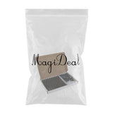 Maxbell Maxbell 100 PCS Amber Glass Essential Oil Bottle with Orifice Reducer black Caps 2ml