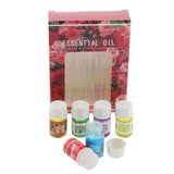 Maxbell Maxbell 6X 3ml Pure Aromatherapy Essential Oil fo Diffuser Humidifier Massage Red Box