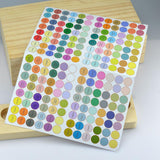 Maxbell Maxbell 4 Sheets Essential Oil Bottle Cap Labels Aromatherapy Vial Stickers  English