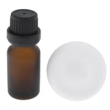 Maxbell Maxbell Diatomite Earth Car Air Freshener Essential Oils Diffuser with Bottle White