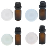 Maxbell Maxbell Diatomite Earth Car Air Freshener Essential Oils Diffuser with Bottle White