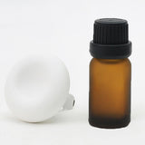Maxbell Maxbell Diatomite Earth Car Air Freshener Essential Oils Diffuser with Bottle White