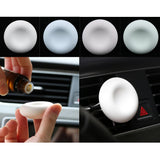 Maxbell Maxbell Diatomite Earth Car Air Freshener Essential Oils Diffuser with Bottle White