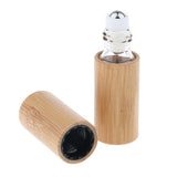 Wood Essential Oil Displaying Rack 2 Tiers Organizer with Roller Ball Bottle