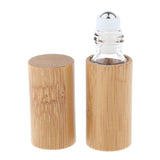 Wood Essential Oil Displaying Rack 2 Tiers Organizer with Roller Ball Bottle