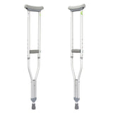 Maxbell Maxbell 1 Set Crutch Accessory Kit Crutch Pad+Handle Grip Covers+Tip Cover Gray