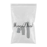 Maxbell Maxbell 1 Set Crutch Accessory Kit Crutch Pad+Handle Grip Covers+Tip Cover Gray