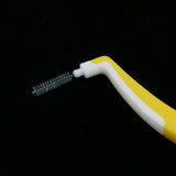 Maxbell Maxbell 30 Pieces Interdental Brush Toothpick Floss Teeth Cleaner Oral Care Yellow