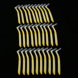 Maxbell Maxbell 30 Pieces Interdental Brush Toothpick Floss Teeth Cleaner Oral Care Yellow