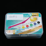 Maxbell Maxbell 30 Pieces Interdental Brush Toothpick Floss Teeth Cleaner Oral Care Blue
