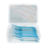 Maxbell Maxbell 30 Pieces Interdental Brush Toothpick Floss Teeth Cleaner Oral Care Blue