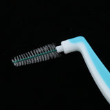 Maxbell Maxbell 30 Pieces Interdental Brush Toothpick Floss Teeth Cleaner Oral Care Blue