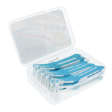 Maxbell Maxbell 30 Pieces Interdental Brush Toothpick Floss Teeth Cleaner Oral Care Blue