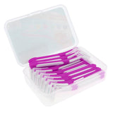 Maxbell Maxbell 30 Pieces Interdental Brush Toothpick Floss Teeth Cleaner Oral Care Rose Red
