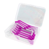 Maxbell Maxbell 30 Pieces Interdental Brush Toothpick Floss Teeth Cleaner Oral Care Rose Red