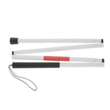 Maxbell Maxbell 48.8 inch Long Aluminum Folding Blind Cane Walking Sticks for Blind People