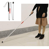 Maxbell Maxbell 48.8 inch Long Aluminum Folding Blind Cane Walking Sticks for Blind People