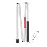 Maxbell Maxbell 48.8 inch Long Aluminum Folding Blind Cane Walking Sticks for Blind People