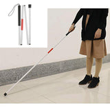 Maxbell Maxbell 48.8 inch Long Aluminum Folding Blind Cane Walking Sticks for Blind People