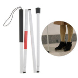 Maxbell Maxbell 48.8 inch Long Aluminum Folding Blind Cane Walking Sticks for Blind People