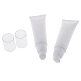 Maxbell Maxbell 2 Pieces Empty Portable Tubes Cosmetic Cream Lotion Travel Bottle 50g White