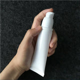 Maxbell Maxbell 2 Pieces Empty Portable Tubes Cosmetic Cream Lotion Travel Bottle 50g White