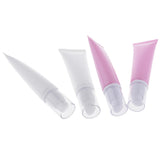 Maxbell Maxbell 2 Pieces Empty Portable Tubes Cosmetic Cream Lotion Travel Bottle 50g White