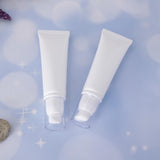 Maxbell Maxbell 2 Pieces Empty Portable Tubes Cosmetic Cream Lotion Travel Bottle 50g White
