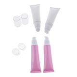 Maxbell Maxbell 2 Pieces Empty Portable Tubes Cosmetic Cream Lotion Travel Bottle 50g White