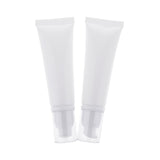 Maxbell Maxbell 2 Pieces Empty Portable Tubes Cosmetic Cream Lotion Travel Bottle 50g White