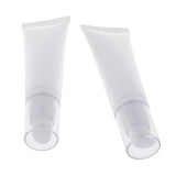 Maxbell Maxbell 2 Pieces Empty Portable Tubes Cosmetic Cream Lotion Travel Bottle 50g White