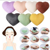 Maxbell Maxbell Konjac Cleaning Sponge Puff Exfoliating Facial Sponge for Deep Clean Black