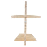 Maxbell Maxbell Brief Style Wood Sunglasses Eyeglass Rack Display Stand Desk Holder Female