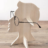 Maxbell Maxbell Brief Style Wood Sunglasses Eyeglass Rack Display Stand Desk Holder Female