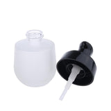 Maxbell Maxbell 2 Pieces 30ml Frosting Glass Refillable Empty Pump Spray Bottle Black Pump
