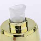 Maxbell Maxbell 2 Pieces 30ml Frosting Glass Refillable Empty Pump Spray Bottle Gold Pump