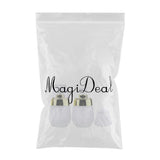 Maxbell Maxbell 2 Pieces 30ml Frosting Glass Refillable Empty Pump Spray Bottle Gold Pump