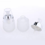 Maxbell Maxbell 2 Pieces 30ml Frosting Glass Refillable Empty Pump Spray Bottle Sliver Pump