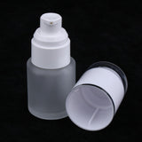 Maxbell Maxbell 3 Piece 20ml Frosting Glass Refillable Empty Pump Spray Bottle 01 White Cap