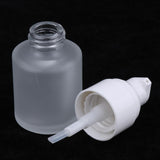 Maxbell Maxbell 3 Piece 20ml Frosting Glass Refillable Empty Pump Spray Bottle 01 Golden Cap
