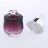 Maxbell Maxbell 2Pcs 30ML Glass Perfume Bottle Pump Sprayer Makeup Vials Sliver Pump