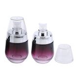Maxbell Maxbell 2Pcs 30ML Glass Perfume Bottle Pump Sprayer Makeup Vials Sliver Pump