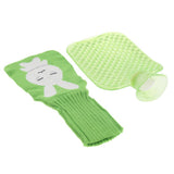 Maxbell Maxbell 2L Durable PVC Massage Thickened Hot Water Bottle with Cloth Cover Green