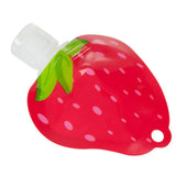 6pcs Refillable Empty Squeeze Pouch Lotion Squeezable Bag Bottle Strawberry