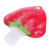 6pcs Refillable Empty Squeeze Pouch Lotion Squeezable Bag Bottle Strawberry