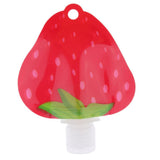 6pcs Refillable Empty Squeeze Pouch Lotion Squeezable Bag Bottle Strawberry