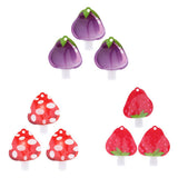 6pcs Refillable Empty Squeeze Pouch Lotion Squeezable Bag Bottle Strawberry