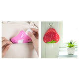 6pcs Refillable Empty Squeeze Pouch Lotion Squeezable Bag Bottle Strawberry