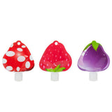 6pcs Refillable Empty Squeeze Pouch Lotion Squeezable Bag Bottle Strawberry