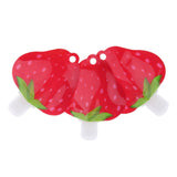 6pcs Refillable Empty Squeeze Pouch Lotion Squeezable Bag Bottle Strawberry